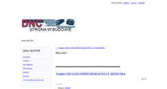 Desktop Screenshot of dnc.com.pl